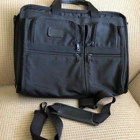 Tumi Black Ballistic Nylon Briefcase Portfolio